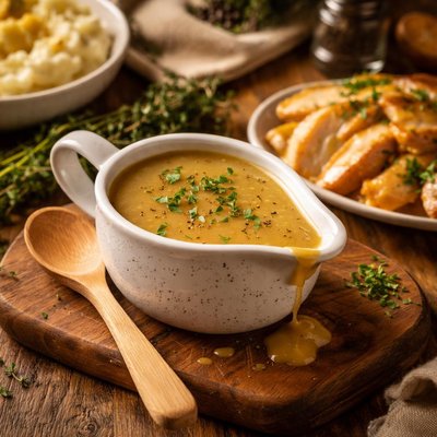 Image of Easy Homemade Chicken Gravy from Scratch