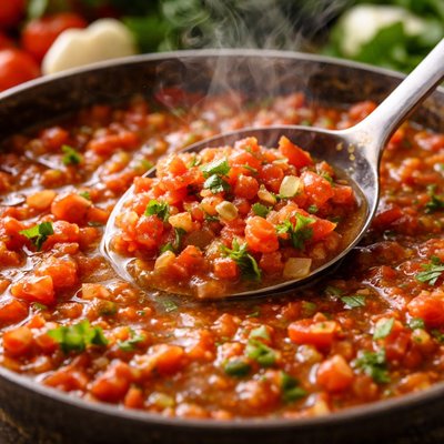 Image of Easy Homemade Salsa for Canning