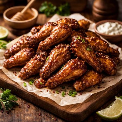 Image of Easy Honey Chicken Wings