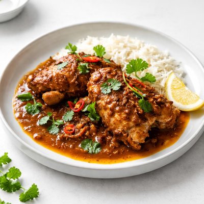 Image of Easy Indian Spiced Braised Chicken