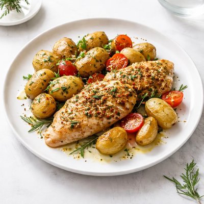Image of Easy Italian Chicken and Potatoes