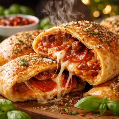 Image of Easy Italian Pizza Calzones