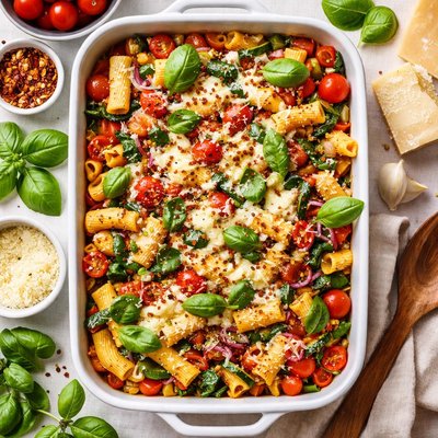 Image of Easy Italian Vegetable Pasta Bake