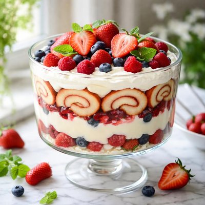 Image of Easy Jelly Roll Trifle