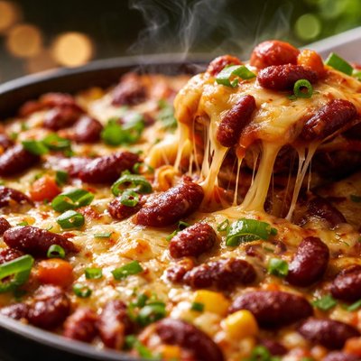 Image of Easy Kidney Bean and Cheese Casserole