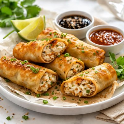 Image of Easy Krab Egg Rolls Baked Low Fat