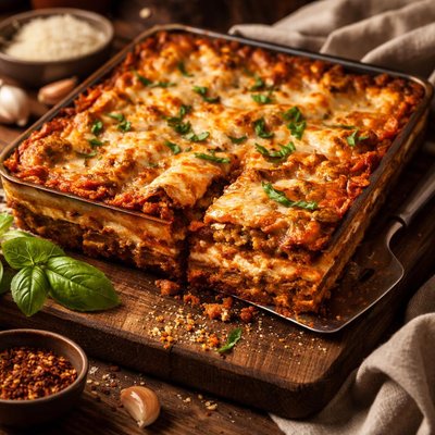 Image of Easy Lasagna with Cottage Cheese
