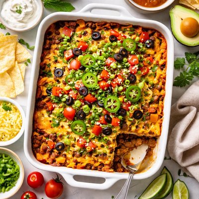 Image of Easy Layered Taco Bake
