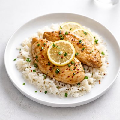 Image of Easy Lemon Chicken with Rice