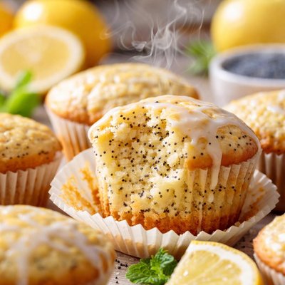 Image of Easy Lemon Poppy Seed Muffins