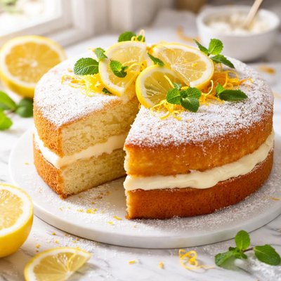 Image of Easy Lemon Sponge Cake