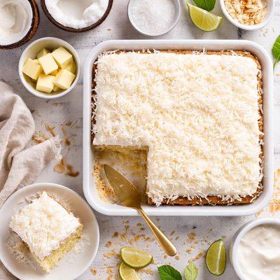 Image of Easy Melt in Your Mouth Coconut Cake