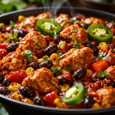 Image of Easy Mexican Chicken and Beans