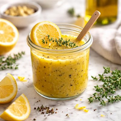 Image of Easy Meyer Lemon Vinaigrette Vegan Friendly