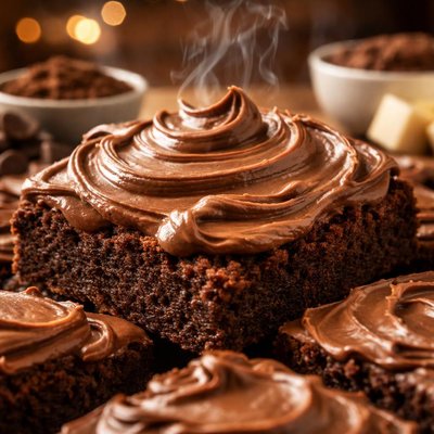 Image of Easy Milk Chocolate Frosting for Brownies