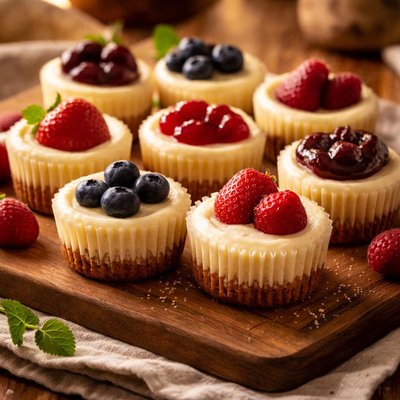 Image of Easy Mini Cheesecakes