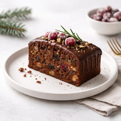 Image of Easy Mocha Fruitcake Christmas