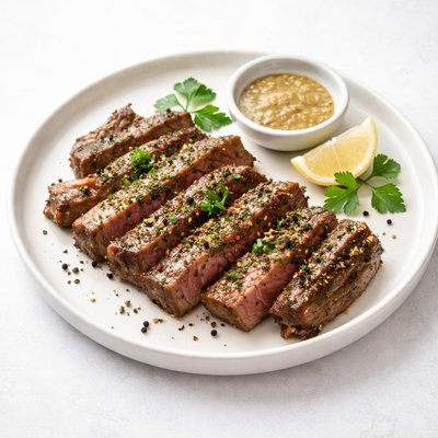 Image of Easy Montreal Seasoned New York Steak Strips