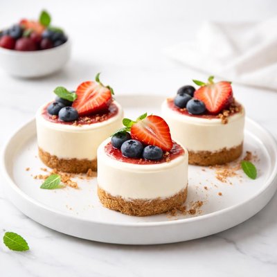 Image of Easy No Bake Baby Cheesecakes