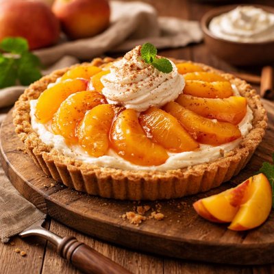 Image of Easy No Bake Peach Pie