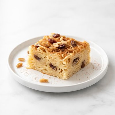 Image of Easy No Cook Noodle Dairy Kugel