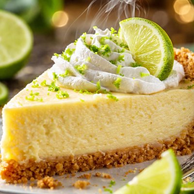 Image of Easy No Egg Key Lime Pie