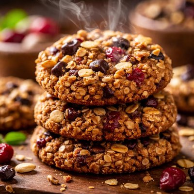 Image of Easy One Bowl Low Fat Breakfast Cookies