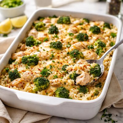 Image of Easy One Dish Chicken Broccoli Bake