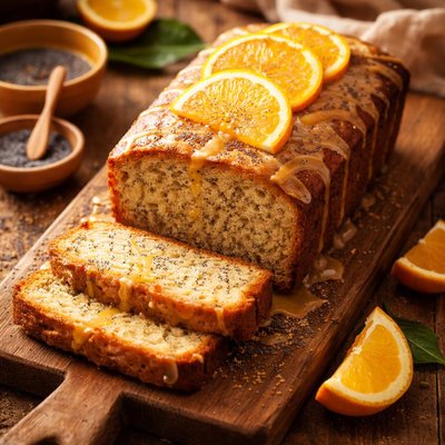 Image of Easy Orange and Poppyseed Cake