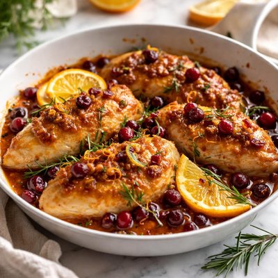 Image of Easy Orange Cranberry Chicken