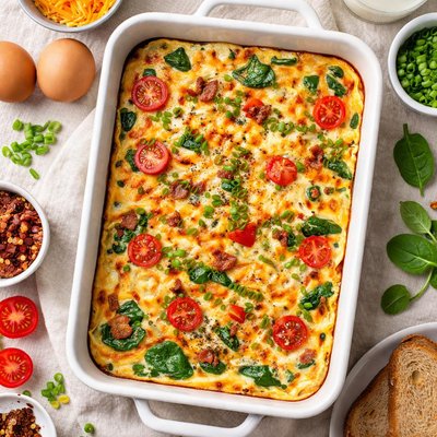Image of Easy Oven Omelet with Cheese