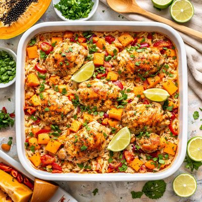 Image of Easy Papaya Chicken Casserole