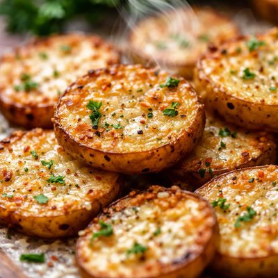 Image of Easy Parmesan Potato Rounds