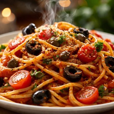 Image of Easy Pasta Puttanesca