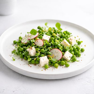 Image of Easy Pea Cheese Salad