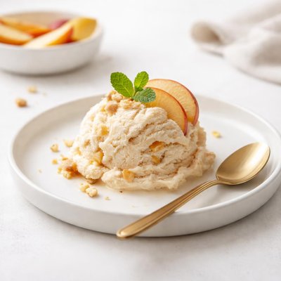 Image of Easy Peach Ice Cream