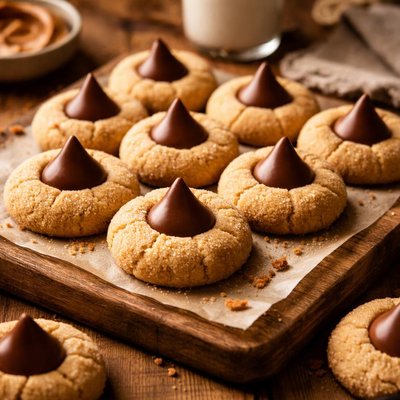Image of Easy Peanut Butter Blossoms