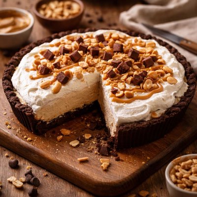 Image of Easy Peanut Butter Cream Pie