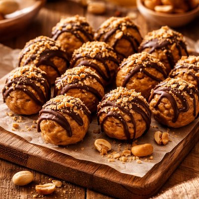 Image of Easy Peanut Butter Graham Balls