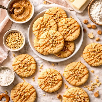 Image of Easy Peanut Butter Shortbread Cookies