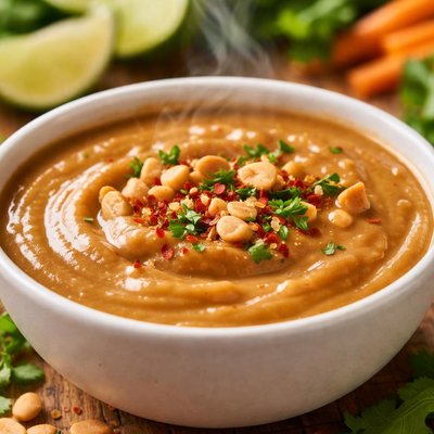 Image of Easy Peanut Sauce for Spring Rolls