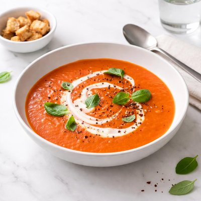 Image of Easy Peasy Creamy Tomato Basil Soup