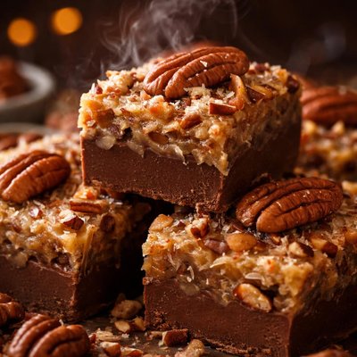Image of Easy Pecan German Chocolate Fudge