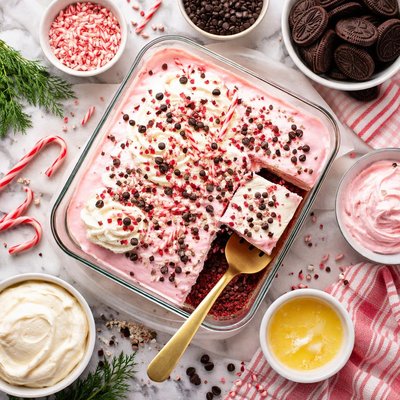 Image of Easy Peppermint Dessert