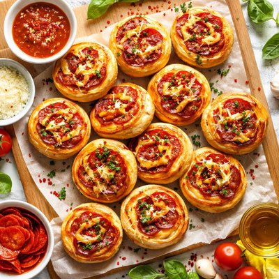 Image of Easy Pepperoni Pinwheels