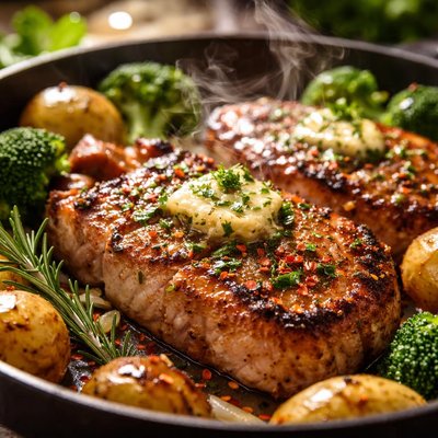 Image of Easy Pork Chops Dinner