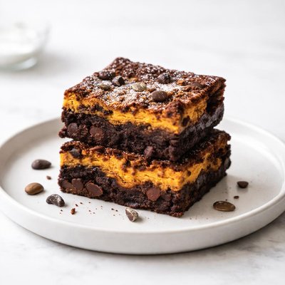 Image of Easy Pumpkin Brownies