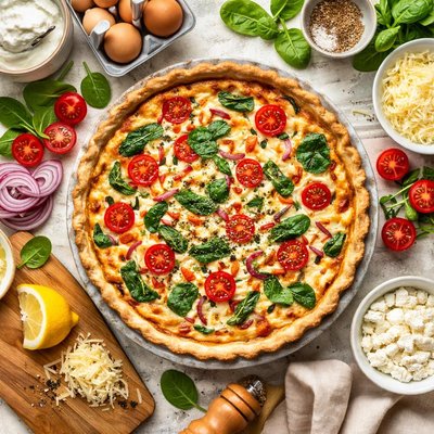 Image of Easy Quiche Made with Yogurt