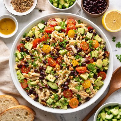 Image of Easy Quick Delicious No Mayonnaise Chicken Salad