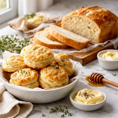 Image of Easy Quick Homemade Bread and Biscuits